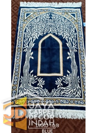 Sajadah Daro 10 B Blue - Sajadah Imam / Masjid / Mushola / Karpet Lantai Permadani / Bulu / Tebal 70 Cm X 110 Cm